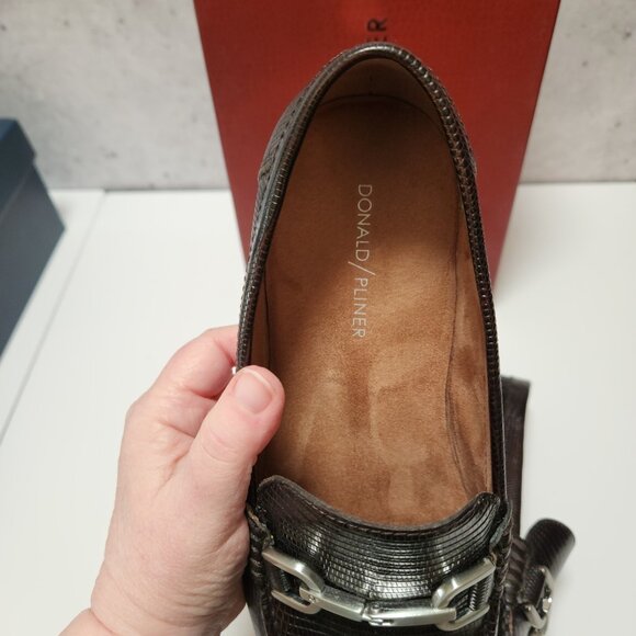 Donald J Pliner Men’s Bit Slip On Loafer Shoes Sz 8 Niles-82